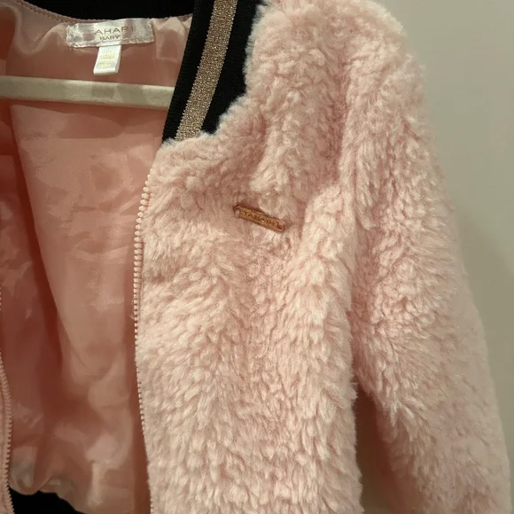 Kids Tahari Pink Jacket - Size 18 Months - Picture 4 of 9
